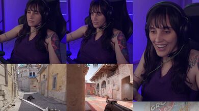Tattoed Goth Latina fucked a stranger in Italy - Explosive finale on his face