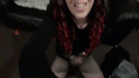 Crossdresser in pantyhose