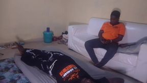 Student in school uniform undresses her teacher and fucks him before class