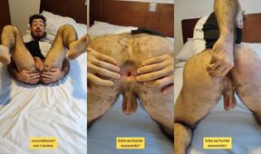 Handsome Colombian muscle man destroys his tight virgin ass with his thick meat
