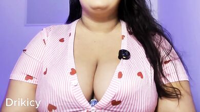 Brazilian busty brunette gives you the best handjob ever