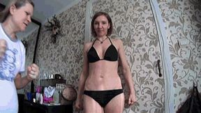 STRONG AND DEEP BELLY PUNCHING A