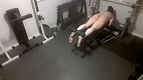 Fat Guy Nude Workout Day 1 Legs