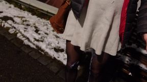 Fake sperm in my latex panty