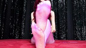 You Worship My Shiny Pink Pantyhose