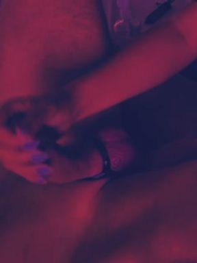 He Moans with a Plug Inside While I Watch