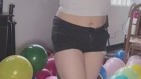 My room with 300 balloons