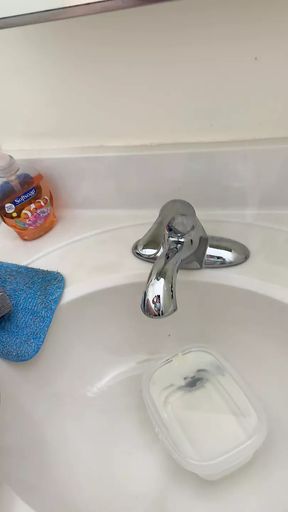 Just peeing somewhere in the bathroom