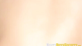 Hot dude Jonny Ross watches porn & jerks to release his sexy cum