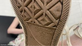 Dirty nasty converse soles licking, insoles smelling and ignore
