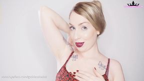 Hairy Armpits! - armpit fetish - armpit worship - hairy armpit - young goddess - all natural fetish - JOI - cum countdown