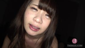 Watch her overly large tits swaying while her pussy gets thrust hard.