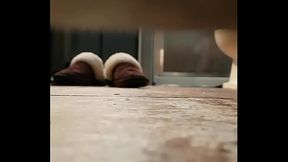 Wife caught blasting her pussy with the showerhead again