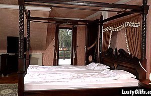 Stepson Nikki gets a hot sex lesson from her horny stepmom Conchita