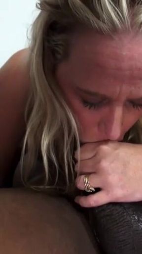 Wife stretched by monster bbc