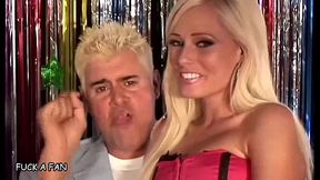 Angelia Ashe'_s Blonde Beauty Takes Two Cocks On Her Birthday!