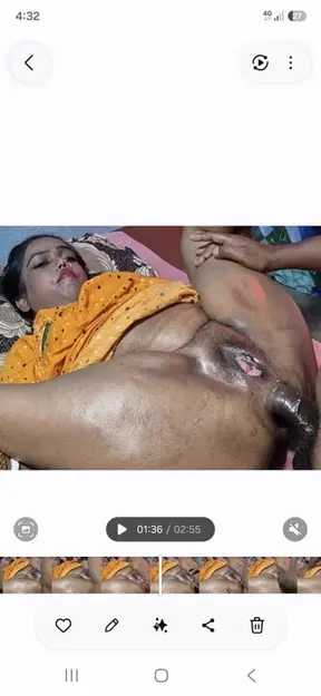 Horny Indian bhabhi gets a painful ass fucking by her father-in-law in a