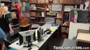 Teen blonde Zoe Parker sucks officer Ryan Mclane balls