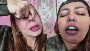 Nonstop sneezing and picking and battling our noses By Babi Ventura and Ariel part 3