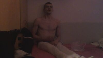 white legyns and white stocking and masturbate n bondage oral penis