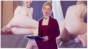 Exploring Your Love for Feet and Anal Masturbation with Counselor Tia Black ( POV roleplay, dirty talk, asshole worship, winking, anal play with sex toys, fuck machine, foot focus, cum encouragement )