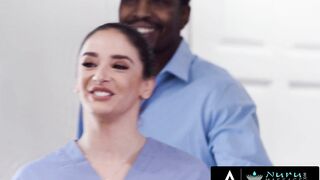 NURU MASSAGE - Sexy Masseuse Sheena Ryder Gives A Hot NURU Massage To Married Couple