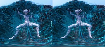 Wuwa Camellya slimed and tentacled VR