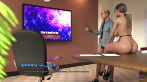 Hot Cheating Wife Fucks Her Client to Keep the job deal - 3D Hentai Game - the office