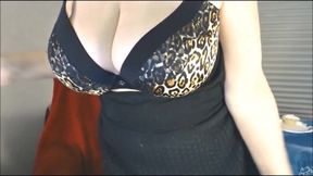 Giantess swallows you up!