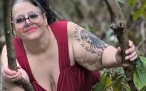 Daddy's Camping in the Woods and Princess Deepthroats Daddy's Big Fat Cock Swallows His Huge Load