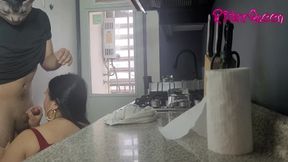 Stepmon in Kitchen - Video for Fans - BBW Stepmom MILF Stepson