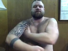 Hot Hairy Bear Gets Off On The Stink Of His Hairy Musty Armp