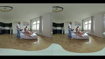 Lucy Mendez &ndash_ Vr Behind The Scenes Part One - Cunt Creampied In Colossal Cock Threesome