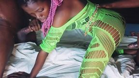2 Big Black Cocks Fucking Petite Vera Hardcore Got Her Eye Rolling and Her Pussy Squishy