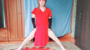 Hot Cute Femboy Ladyboy finally gets cumshot in tight pretty throat