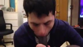 Black Amateur Blowjob: Suck n' Swallow