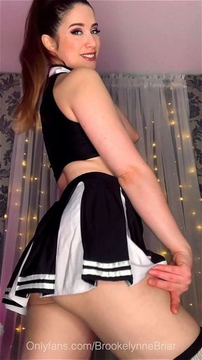 Brookelynne Briar Mean Girl Cheerleader JOI And Ass Worship