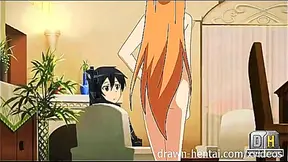 Asuna Ignites Fiery Romance with Bold Swordplay in Fantastical Anime Realm