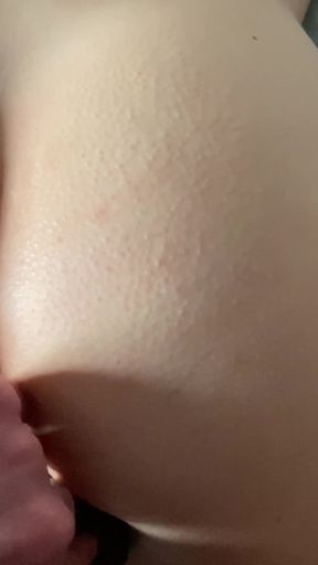 Wife Trying Dvp Creampie with Black Toy