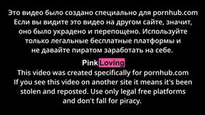 Skinny girl rubs her shaved pink and receives a public blowjob