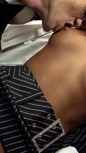 Must-share moment from &quot;Slim Japanese female Boss seduce three worker to Group Sex in Office&quot;