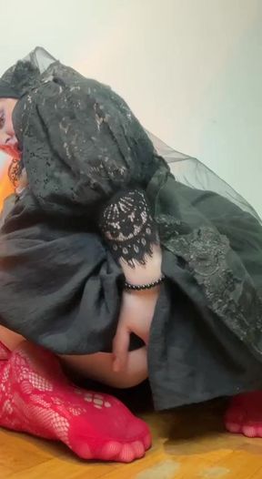 Witchy mammi ridig on dildo