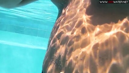 Hot underwater dildo with Diana