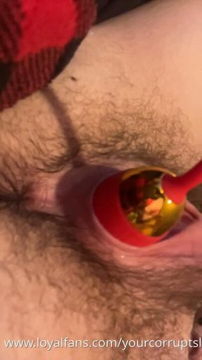 Ftm slut playing with egg vibrator