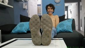 18-Year-Old Twink Andrade Is A Typical Boy Next Door - He Gets Tickled For The First Time & Damn: He's TICKLISH! All Who Know Us Know That We Show No Mercy When It Comes To Tickling - Especially Not With Young Ticklish Cuties Like Him - Bad For Him :-P