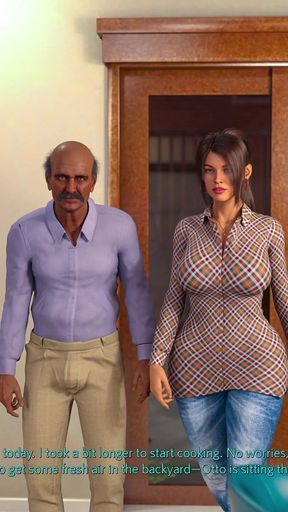 Awam-style Game - Being a Wife [v1.220p] - P5 - She Becomes a Filthy Cheating Wife - First Time She Lets Goro Penetrate Her