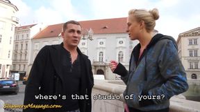 Sexy round ass babe Carla Cox gives a real slippery hardcore nuru massage