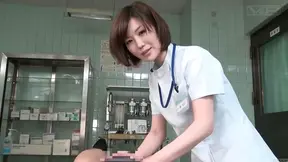 Japanese Doctor Gives Handjob While Patient Watches Subtitled Action Live