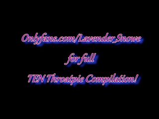 THROATPIE COMPILATION - Balls Unfathomable Palpitating Cum in Mouth