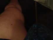 wetting in my undies with my chastity cage on